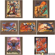Lot of 7 Marvel Comics Fleer Flair & SkyBox Maximum Carnage Cards 1994 1995 1996 picture