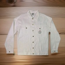 Pusheen Box Exclusive 2023 White Denim Jacket Boba CultureFly NWT M picture