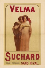 π Velma Suchard Vintage Ad Poster - 1900s Classic French Art Print 16x24β - picture