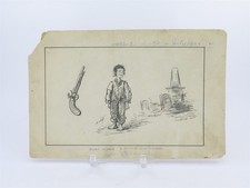 Original Michael Angelo Woolf Turn-of-the-Century Cartoon