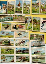 1925 A. BOGUSLAVSKY LTD. TURF SPORTS RECORDS 1ST SERIES TOBACCO CARD SET picture