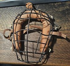 Antique VintageSpiderman Style Baseball Catcher's Mask, Cage picture