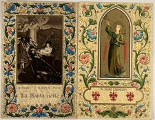 Antique Italian Postcards Set 2 Correggio La Santa Notte Angel Scrocchi picture