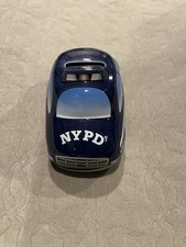 NYPD CITY OF NEW YORK POLICE DEPARTMENT COIN BANK ceramic blue  picture