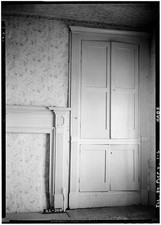 Pleasant Plains IL Dr F C Fink House 1900s Mantel Bedroom Interior HABS picture