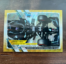 Topps 2021 Topps Chrome Formula 1 Lewis Hamilton #166 Gold Refractor 20/50 picture