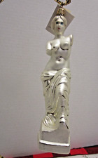Radko Venus De Milo Woman Art Statue Glass Christmas Ornament 96-140-0 New NWT picture