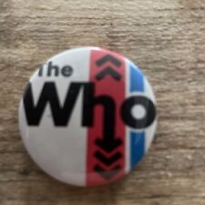 Vintage late 1970s - early 1980s THE WHO button 1