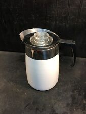 Vintage 6 Cup Coffee Maker Stove Top enamel picture