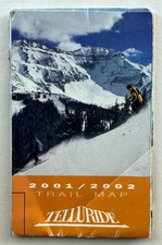 VINTAGE 2001 - 2002 TELLURIDE Colorado Downhill Ski Trail Maps - Niehues picture
