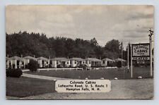 Colorado Cabins Lafayette Rd US Rte 1 Hampton Falls New Hampshire NH Postcard picture