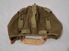 VTG WW2 US Army Air Force Type A-9 Flight Cap Helmet Size Large Military picture