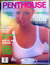 Penthouse Magazine October 1987 Jessica Hahn Dashiel Hammett Story Football picture