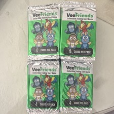 VeeFriends Trading Card Game Sealed Pack (4 Cards) – New/Sealed picture