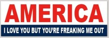 FUNNY BUMPER STICKER DECAL 
