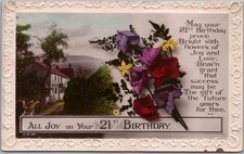 Vintage 1910s ROTARY England Embossed Postcard