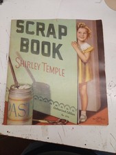 Antique Vintage Shirley Temple Scrapbook Child’s Scrap Book No. 1714 picture