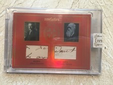Einstein & Charles DARWIN DUAL RELIC Handwritten Word RARE 18/25 Short Run Rare picture