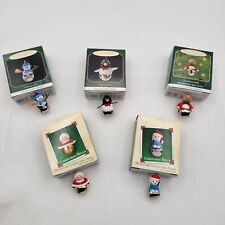 Vintage Hallmark Keepsake Ornament CHRISTMAS BELLS Lot of 5 Miniatures in BOX picture