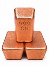 2+lb Hand Poured Copper Loaf Bar 1kg 999 CU Pure Copper Bullion Ingot USA Made picture