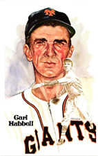 Carl Hubbell 1980 Perez-Steele Baseball Hall of Fame Limited Edition Postcard picture