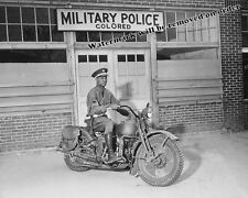 Military Police Army Motorcycle Year 1942  8x10 Photo picture