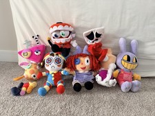 The Amazing Digital Circus Lot of 7 Plush - Pomni, Caine, Jax, Kinger TADC picture