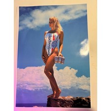 Vintage Budweiser Advertising Poster Unisex 18x25.5 Multicolor Excellent picture