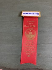 1961 Inauguration of President John F. Kennedy Political Memorabilia Ribbon picture