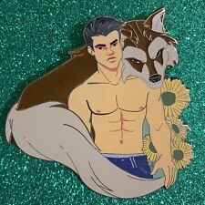 Jacob Black With Wolf Twilight LE 100 Hard Enamel Fantasy Pin picture