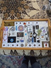 Vintage Junk Drawer With Coins, Jewlery, Real Silver, And More picture