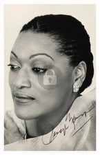 Jessye Norman Signed Autograph Photo Postcard COPY picture