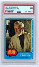1977 Topps Star Wars #59 Alec Guinness as Ben Kenobi PSA 7 picture