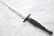 Sykes Fairbairn V-42 British Special Forces WWII Dagger Knife Leather sheath picture