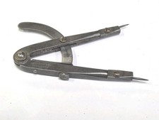 Vintage I.S. Osborne & Co. Harrison, N.J. Compass / Leather Scribe / Divider picture