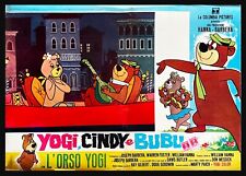 YOGI BEAR, CINDY, & BOO-BOO -  Original  1964 Italian Theater Poster 29