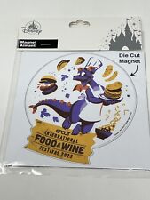 Disney Epcot Food And Wine Festival 2023 Chef Figment Die Cut Magnet New picture