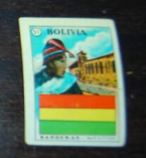 SPAIN. Vintage  Card, 1930s- FLAGS OF THE WORLD.  BOLIVIA picture