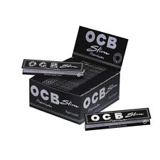 OCB Slim King Size Premium Rolling Papers Pack 50 Booklets-1 BOX picture