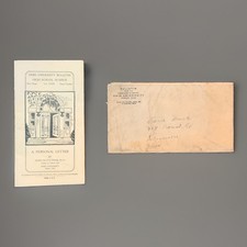1927 Ohio University Bulletin High School Number Athens OH Chubb Photos Envelope picture