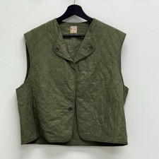 Vintage 1950s Belgian Army Airborne Quilted Liner Vest picture