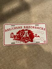 Vintage University of Arkansas Razorbacks Go Hogs Go Vanity License Plate picture