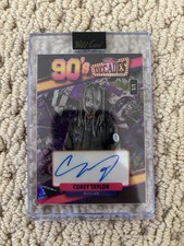 2026 Wild Card Decades Corey Taylor 1/1 Auto Slipknot Singer Musician Rare picture
