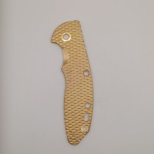 1 Pc Custom Made Brass Knife Handle Scale for Rick Hinderer XM18 3.5” Knives picture