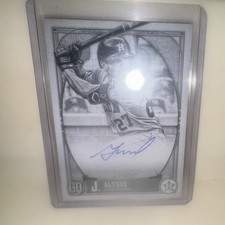 Jose Altuve Signed Gypsy Queen Negative #34/50. Topps 2020-2021. picture
