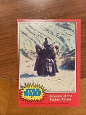 1977 TOPPS STAR WARS CARD - #92 TUSKEN RAIDER & BANTHA picture