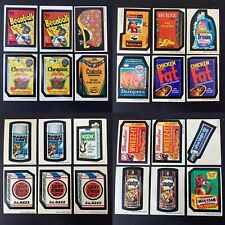 Lot Of 24 Vintage Topps Wacky Packages Sticker Cards  picture