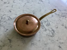 Cu Artigiana 18cm (5⅜”) Copper Lidded Pan Italian - Mid Century picture