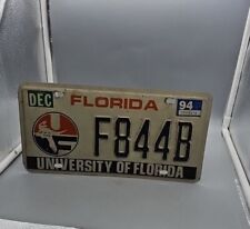 1994 University of Florida Gators License Plate F844B Decor Mancave picture