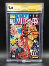New Mutants #98 CGC 9.6 WP SIGNED Rob Liefeld 1st Deadpool picture